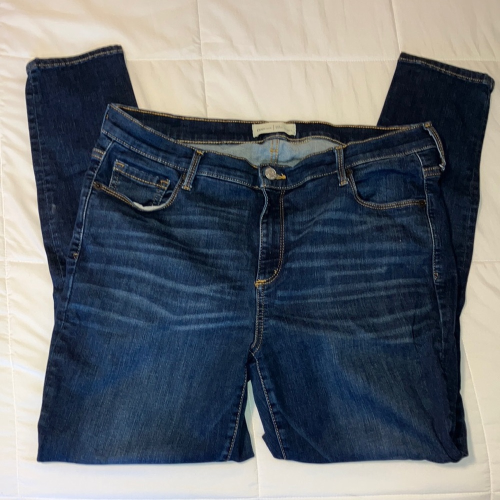 GAP Medium Blue True Skinny Jeans, 33R